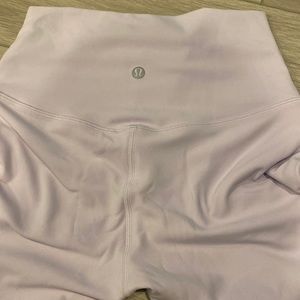 Lululemon 23 inch inseam cropped double layer lilac legging
